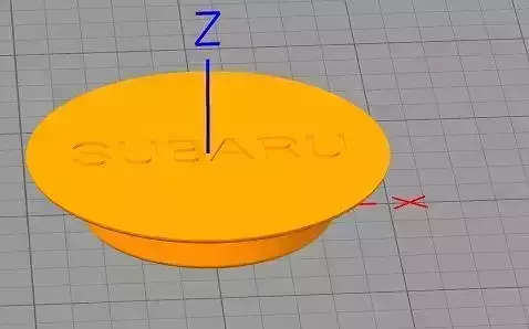 Subaru Diff Plug 3D print model