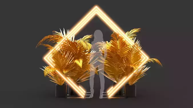 Neon Squares - Photo Opportunity