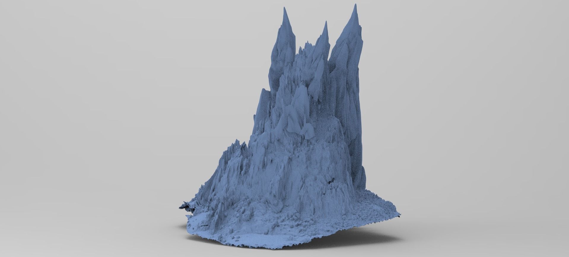 Cave Cliff 4  3D model_1