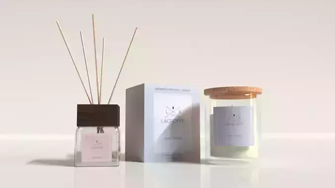 Aroma candles 3D model
