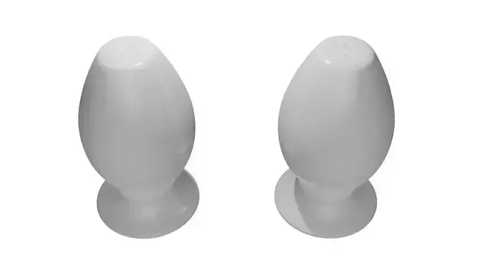 Salt And Pepper Pot 3D Model Low-poly 3D model