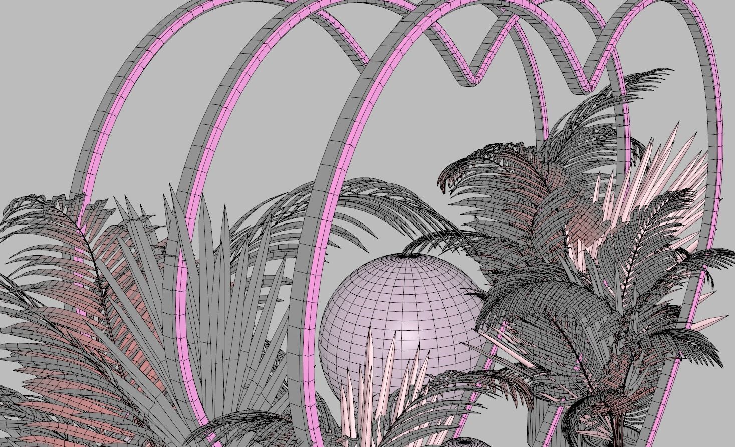 Neon Hearts - Photo Opportunity 3D model_7