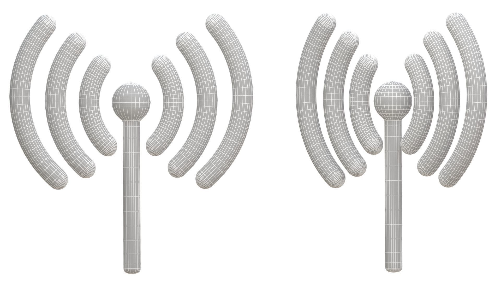 Cellular Tower Symbol 01 3D model_8