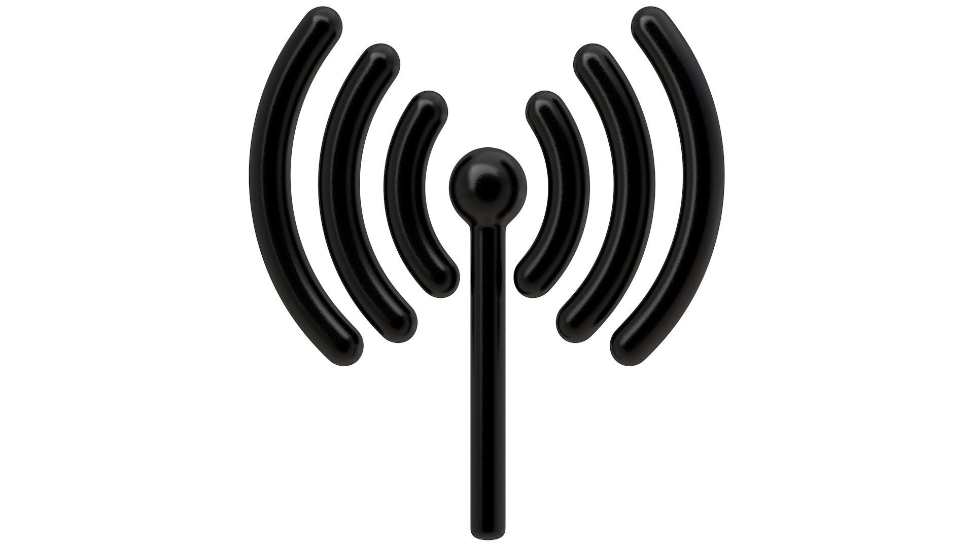 Cellular Tower Symbol 01 3D model_4