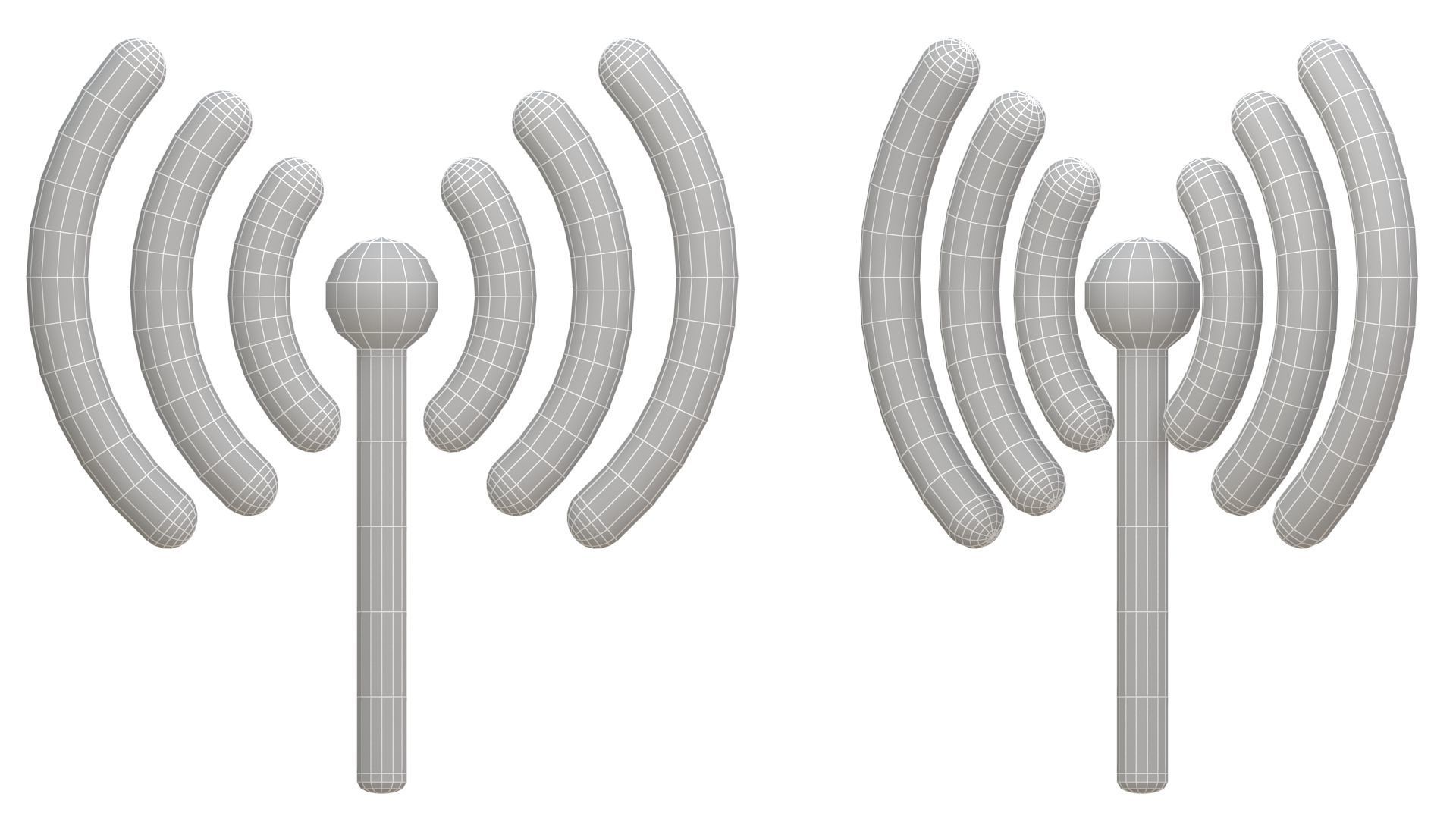 Cellular Tower Symbol 01 3D model_7