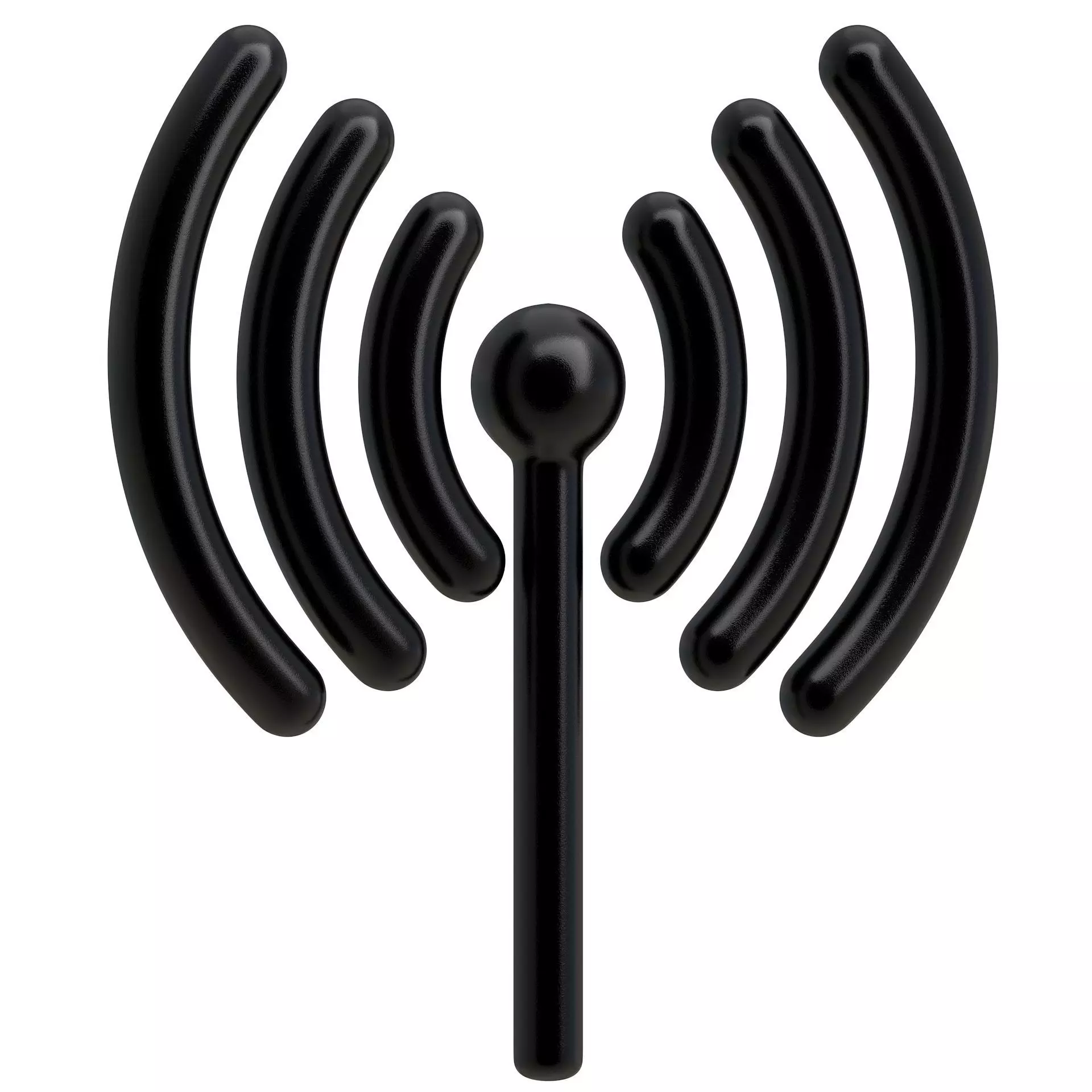 Cellular Tower Symbol 01 3D model_0