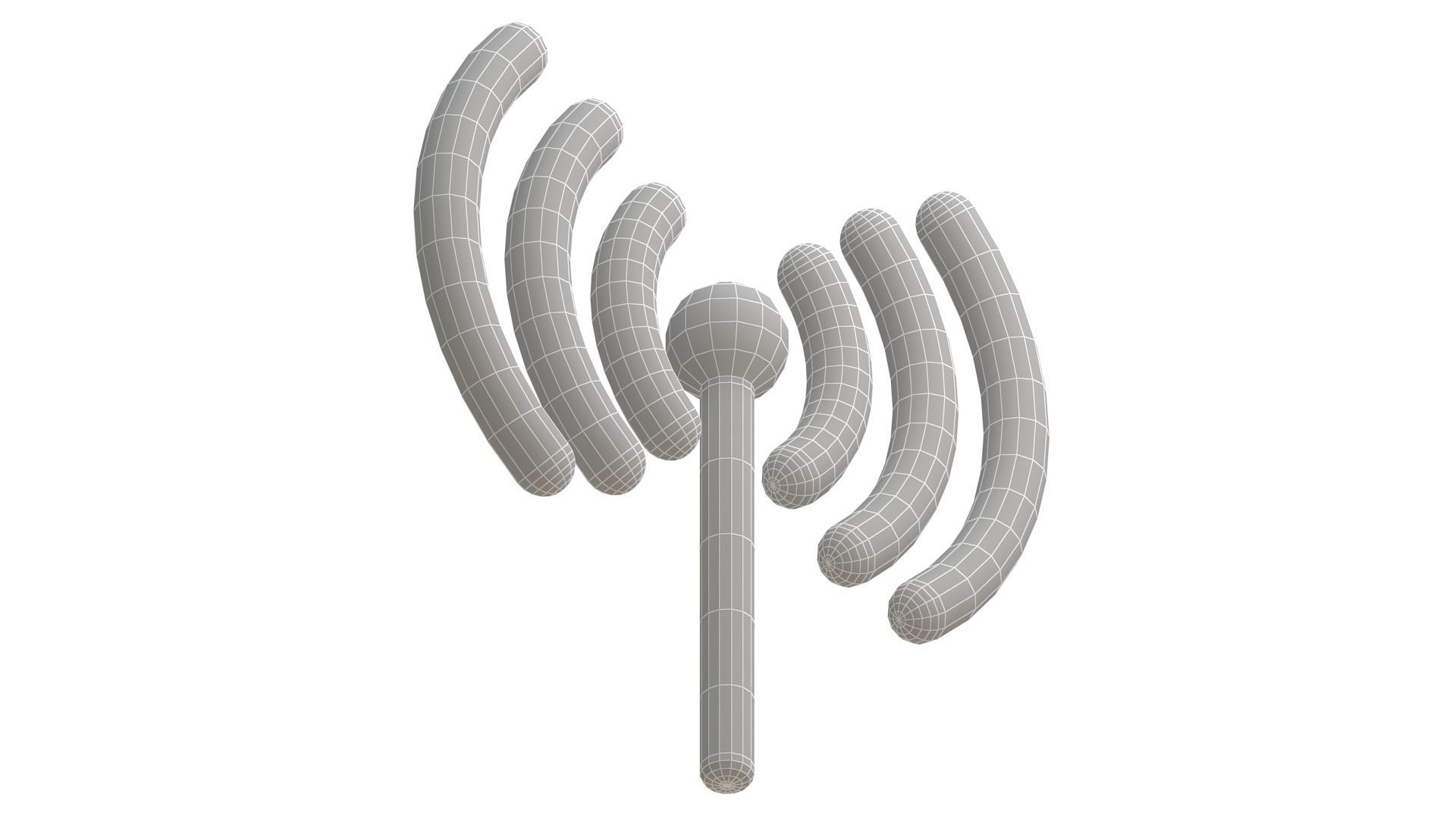 Cellular Tower Symbol 01 3D model_9