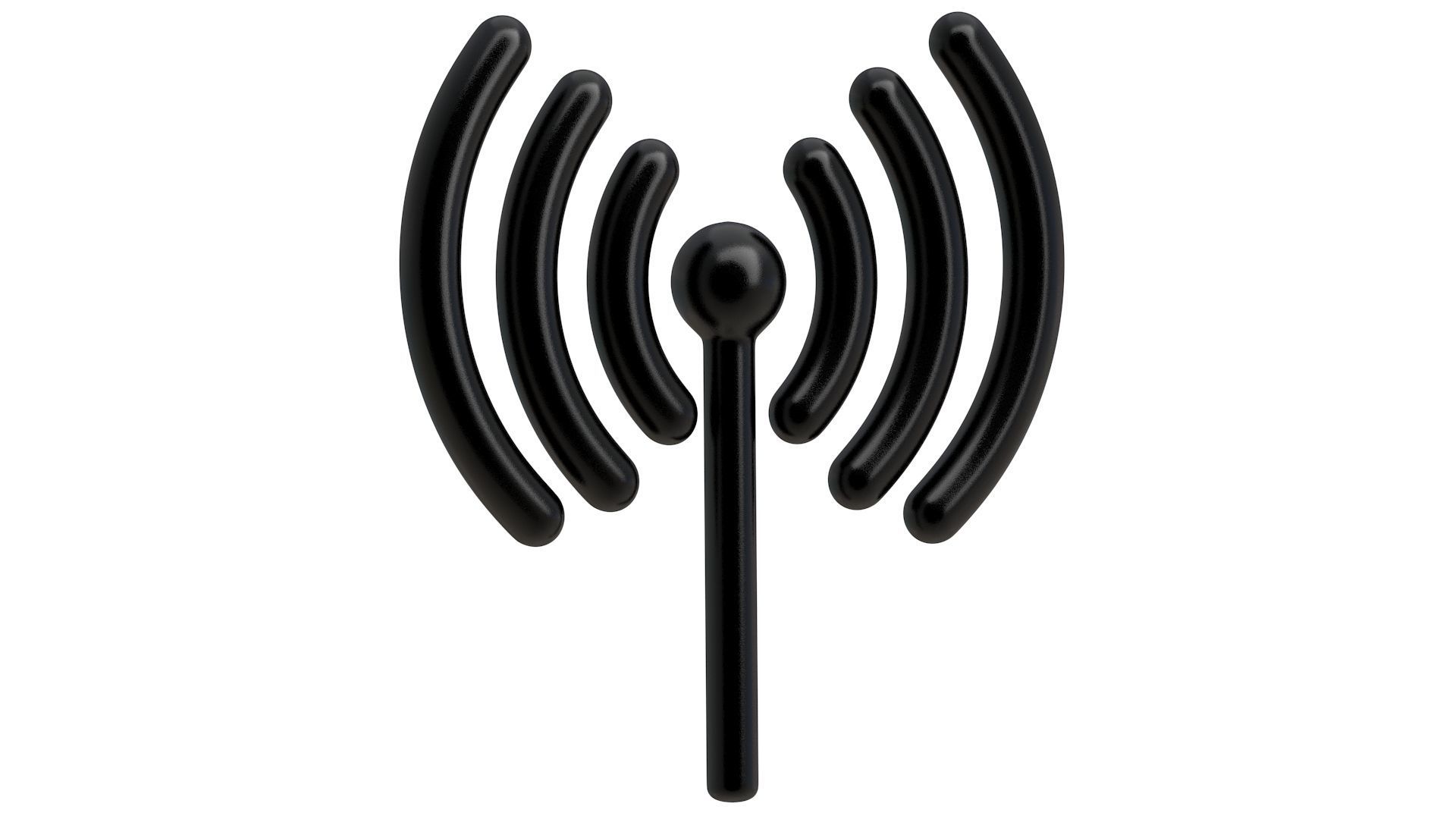 Cellular Tower Symbol 01 3D model_1