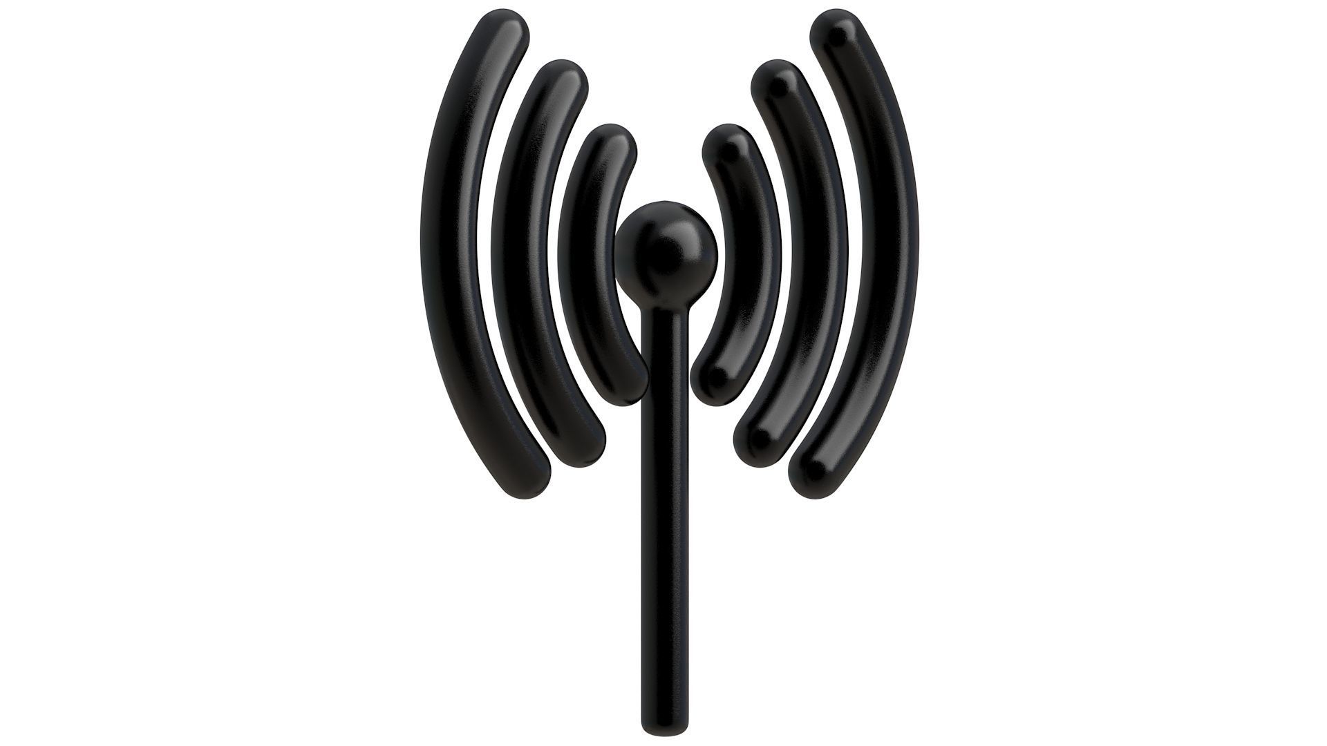 Cellular Tower Symbol 01 3D model_3