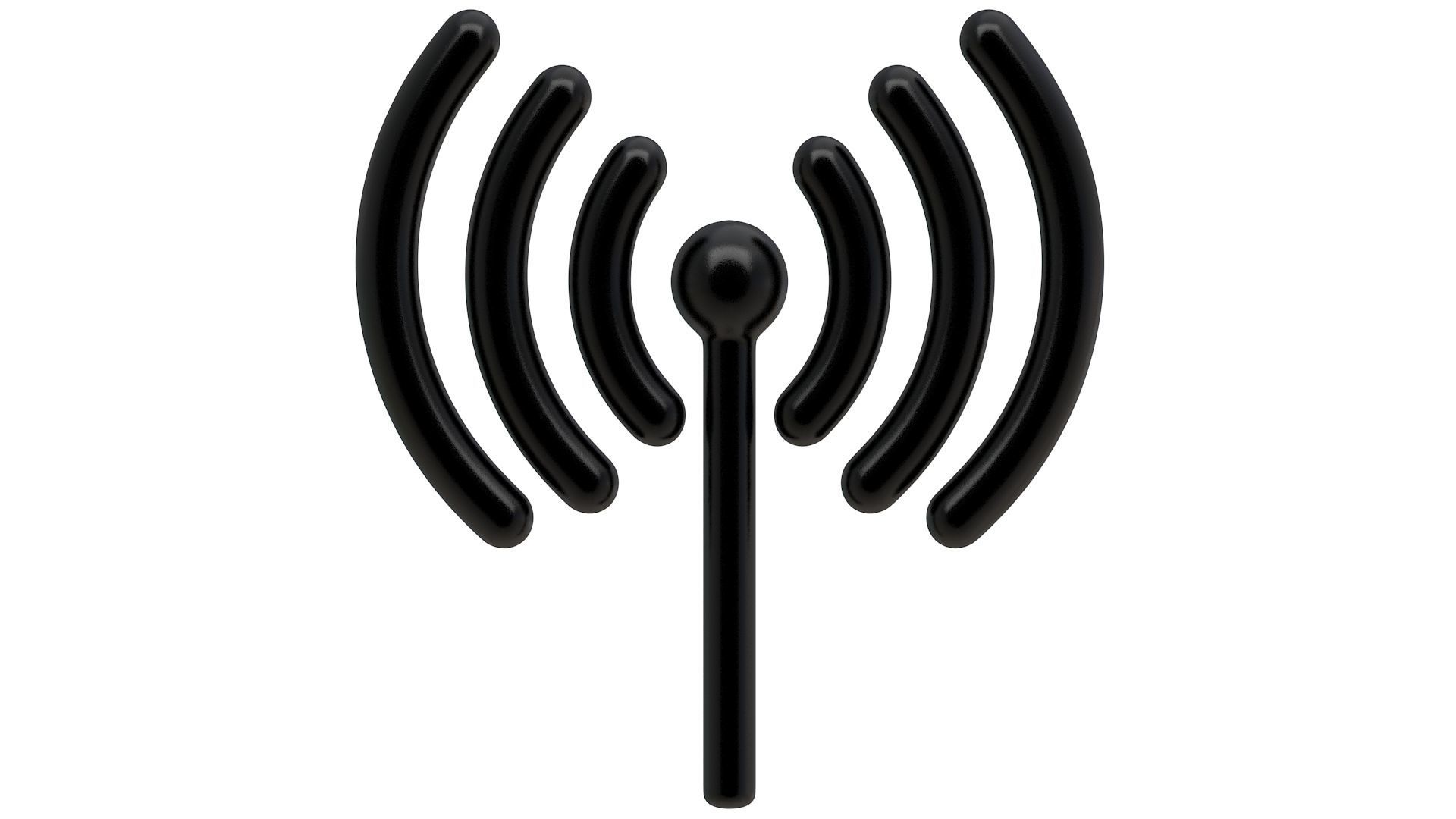 Cellular Tower Symbol 01 3D model_2