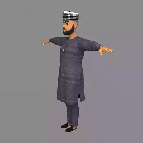 Nigerian Adult Male 3D model