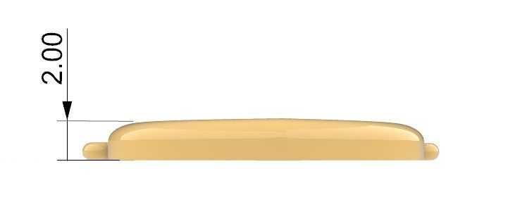 Heart valentine double connection pendant  3D model_2