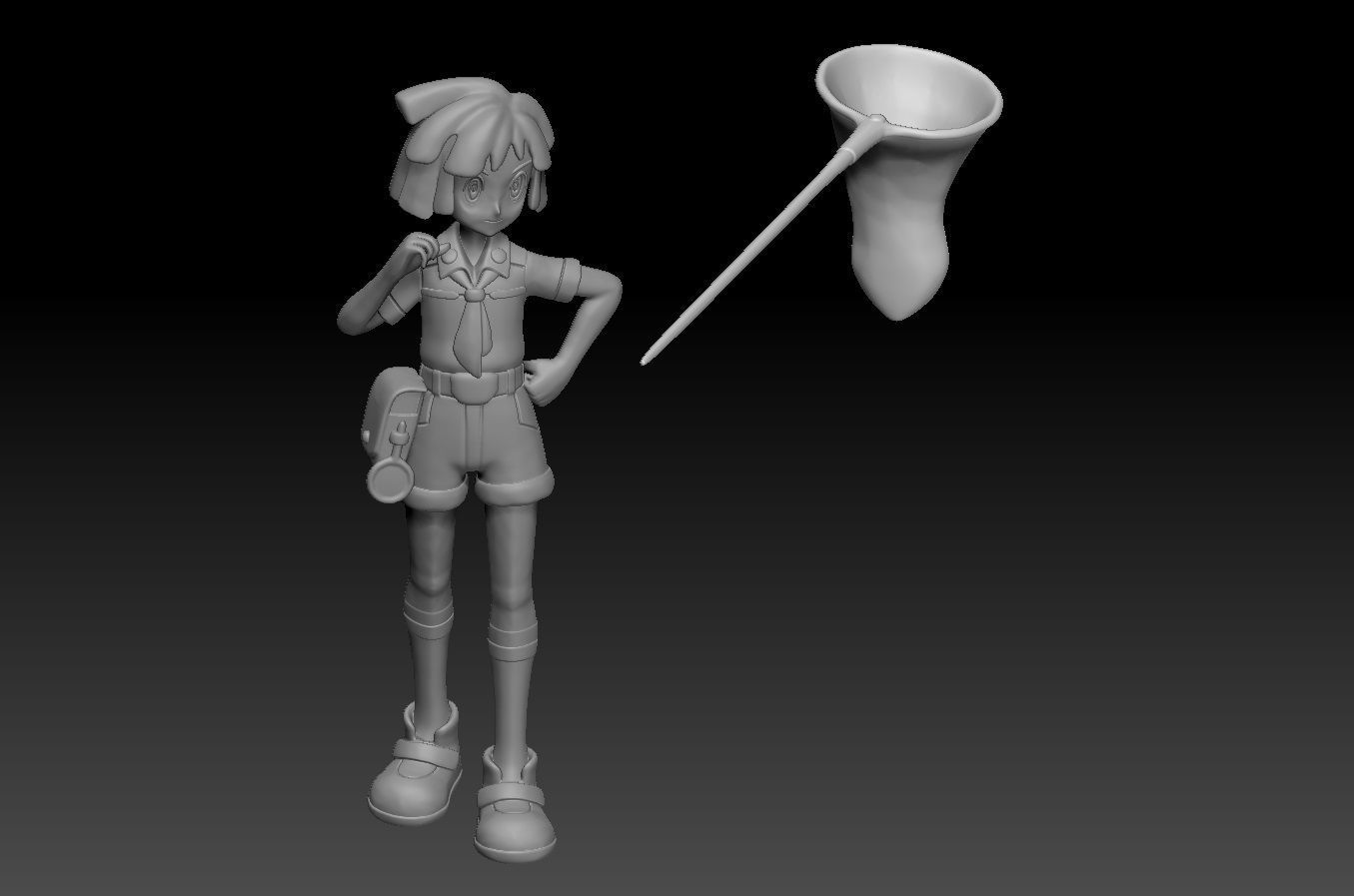 Pokemon Johto Gym Leader Bugsy 3D print model_4