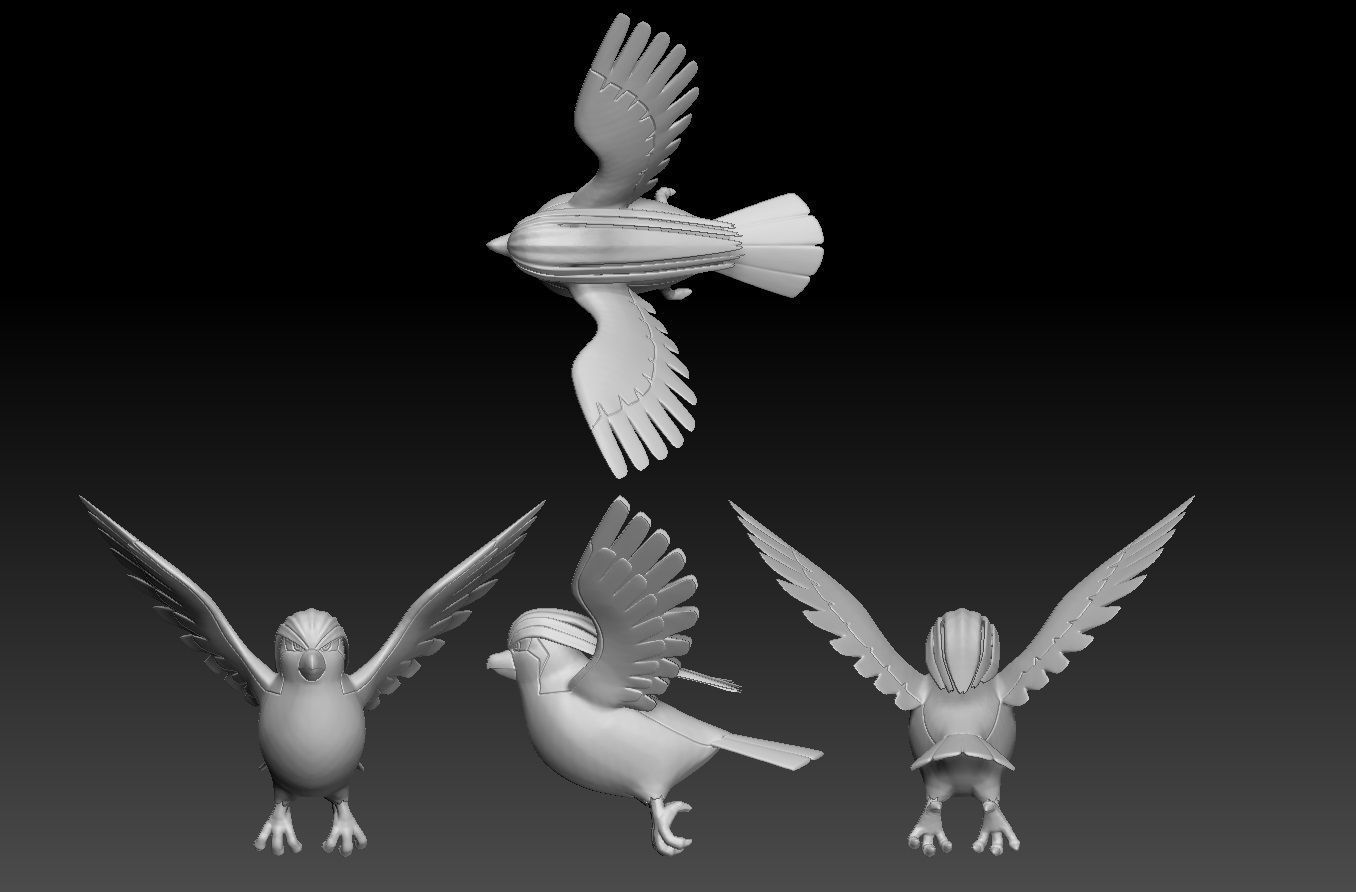 Pokemon Johto Gym Leader Falkner 3D print model_3