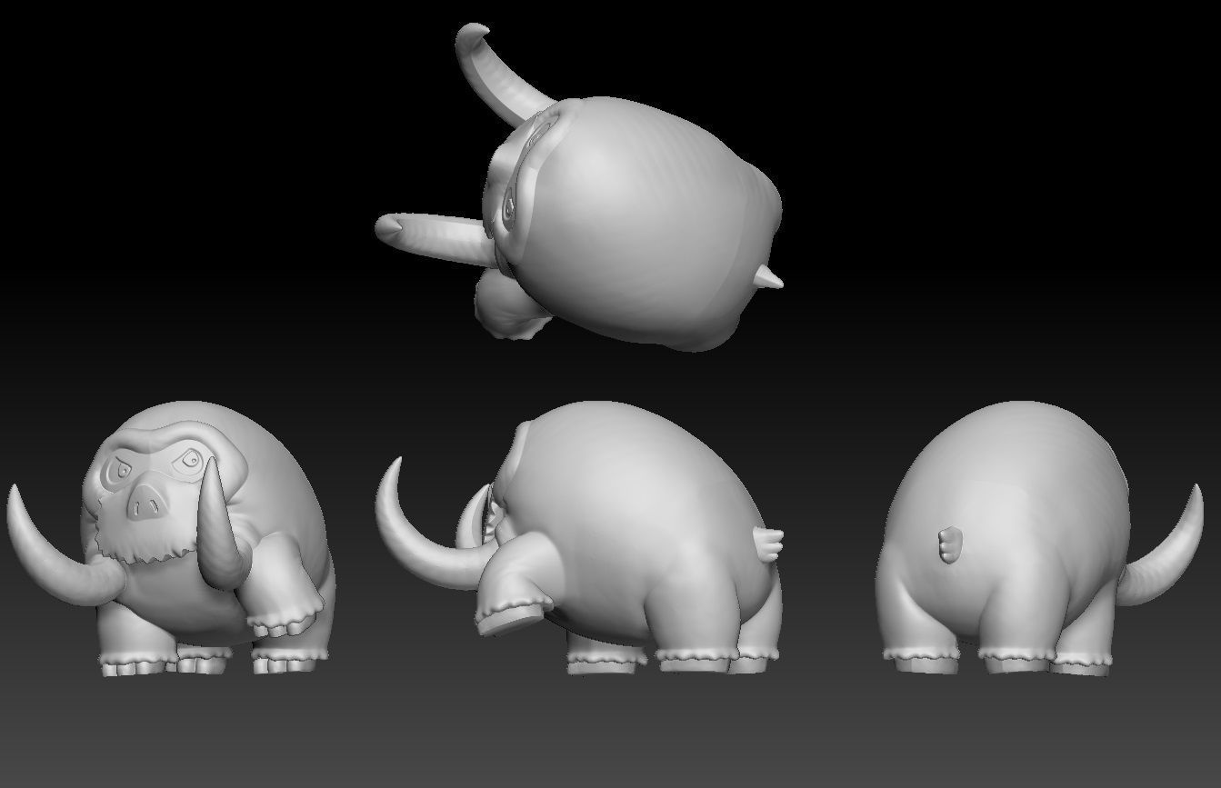 Pokemon johto Gym Leader Pryce 3D print model_3