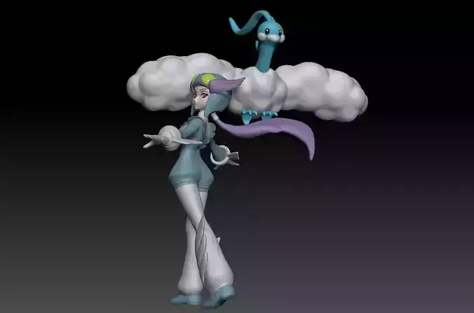 Pokemon Hoenn Gym Leader Winona 3D print model