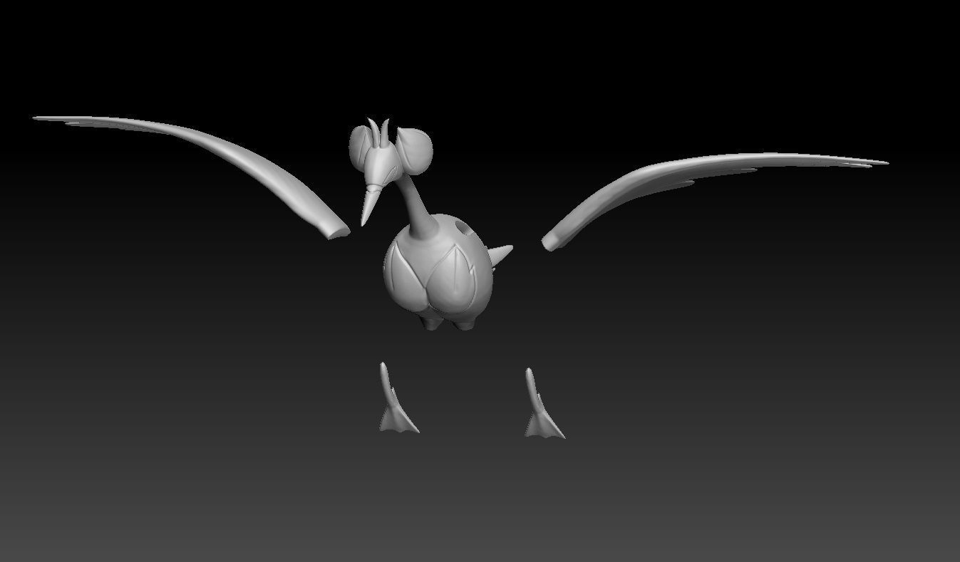 Pokemon Unova Gym Leader Skyla 3D print model_4