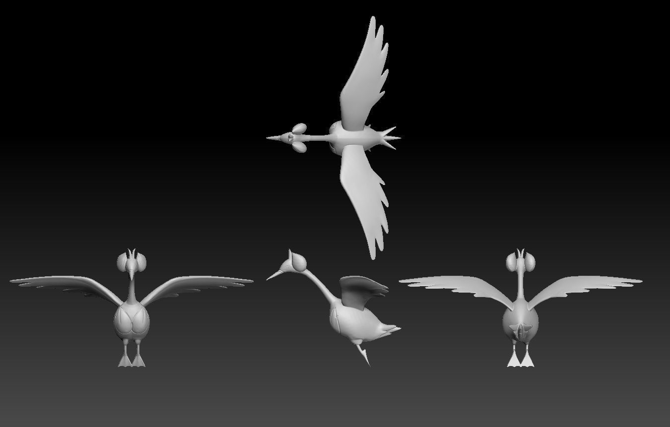 Pokemon Unova Gym Leader Skyla 3D print model_3