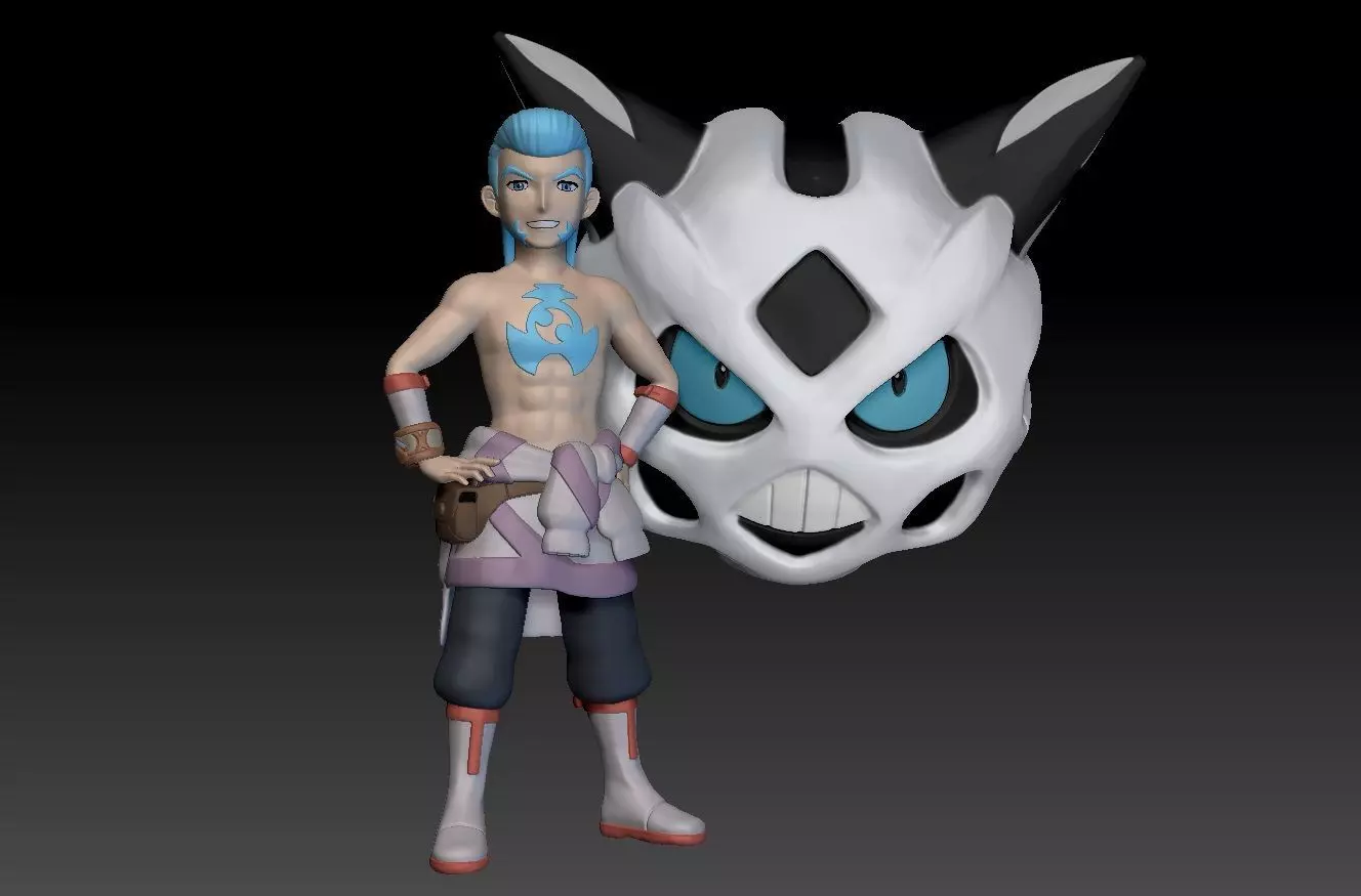Pokemon Hisui Warden Gaeric 3D print model_0