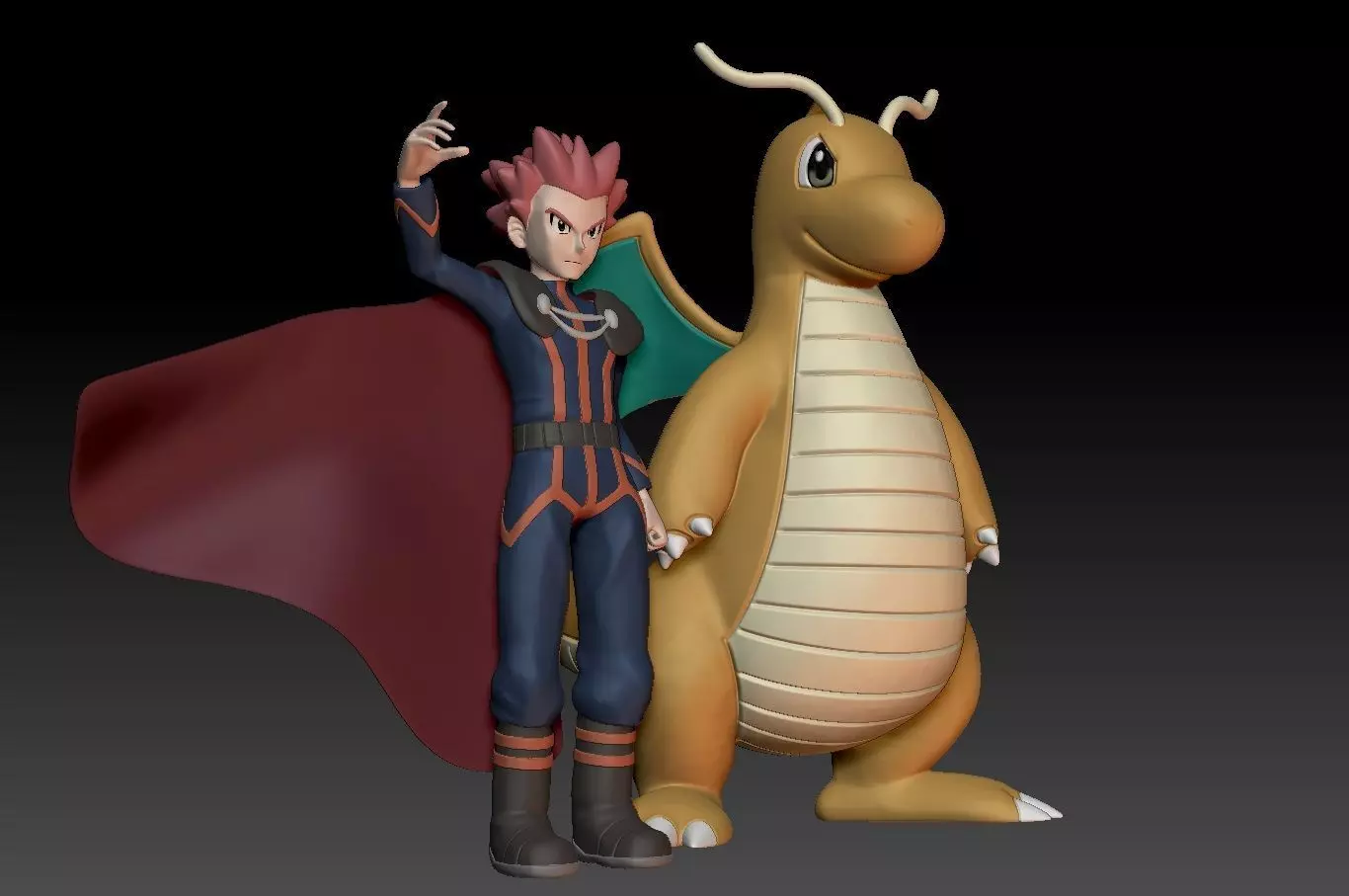 Pokemon Elite Four Lance 3D print model