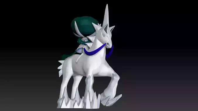 Pokemon Calyrex Ice Rider 3D print model