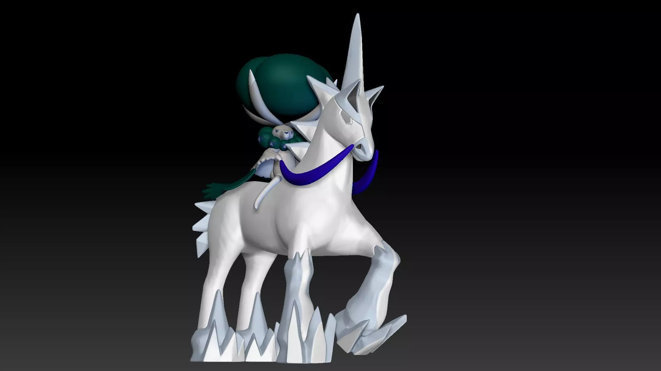 Pokemon Calyrex Ice Rider 3D print model_0