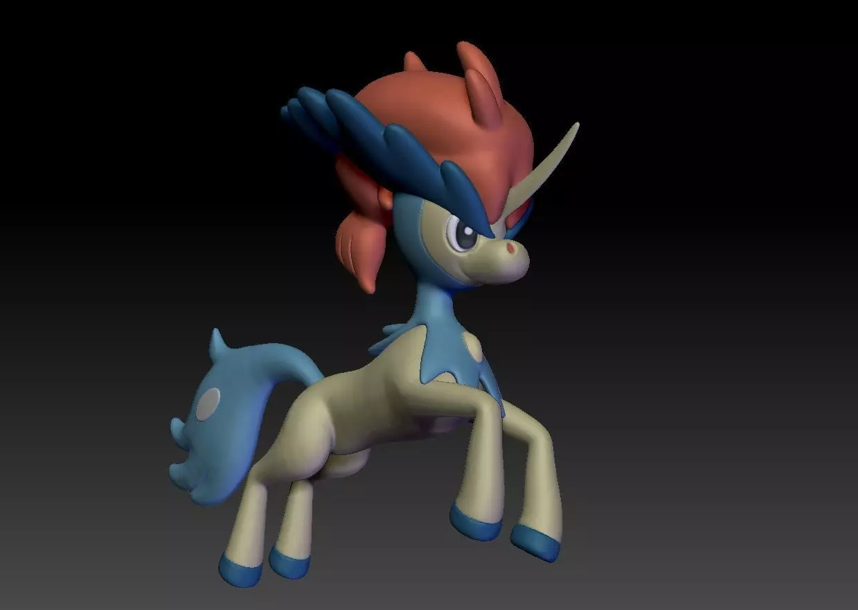Pokemon Keldeo 3D print model_0