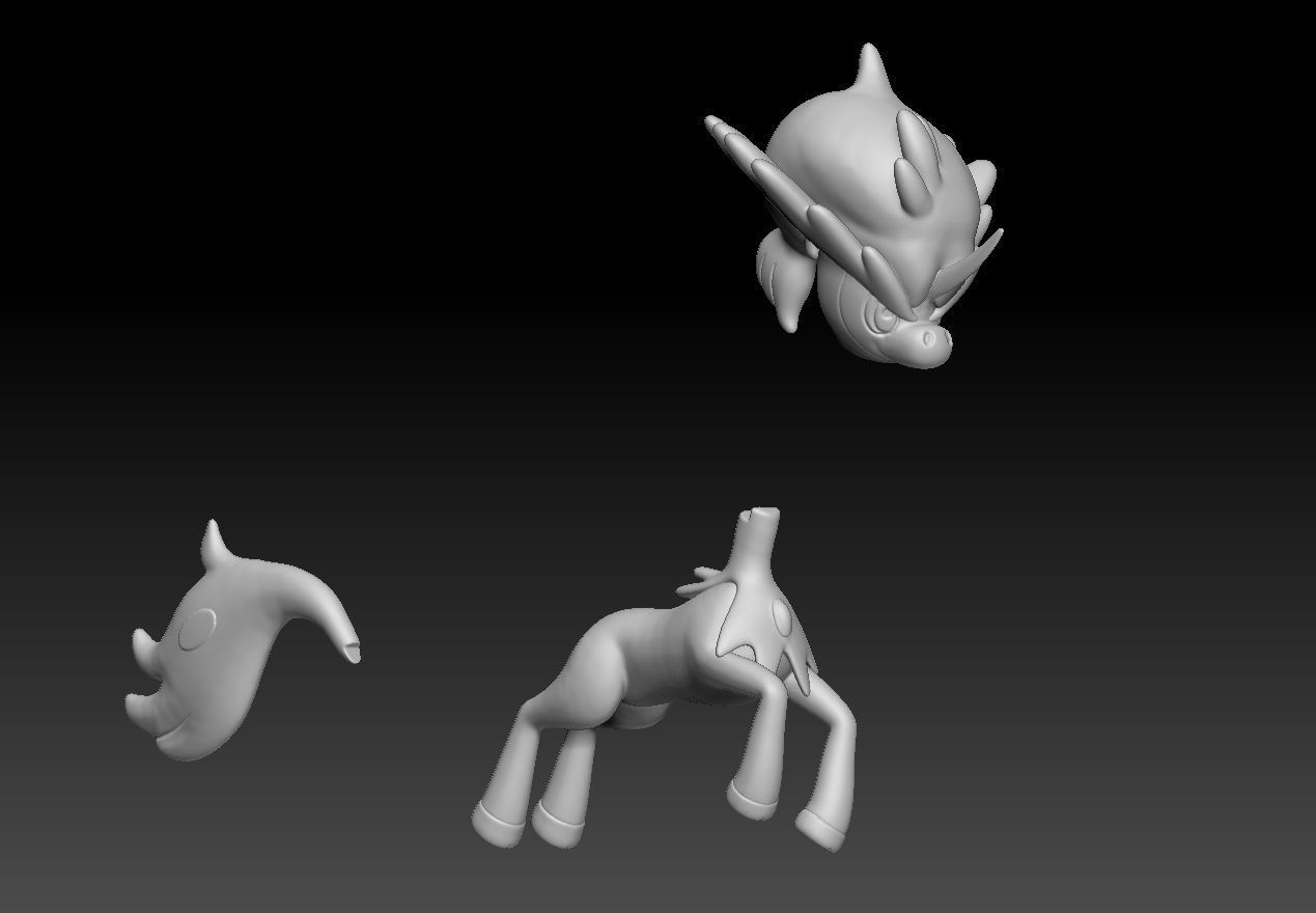 Pokemon Keldeo 3D print model_2
