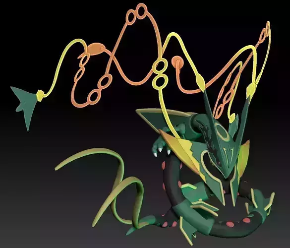 Pokemon Rayquaza Mega Evolution