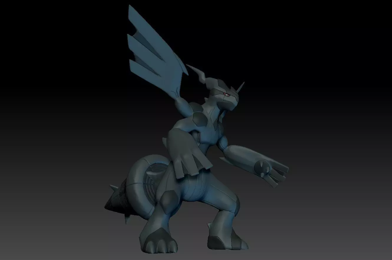 Pokemon Zekrom 3D print model_0