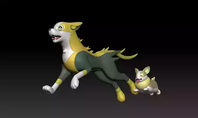 Pokemon Yamper Boltund