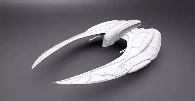 Cylon Raider New Series  scale 3D print model