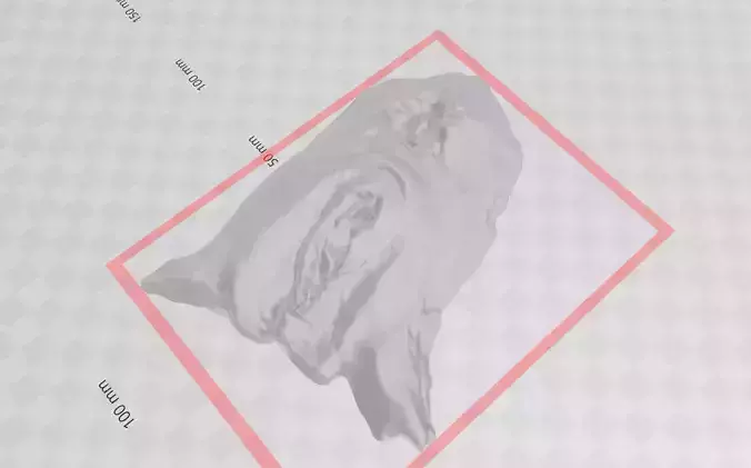 Real vulva scan from behind 3D print model