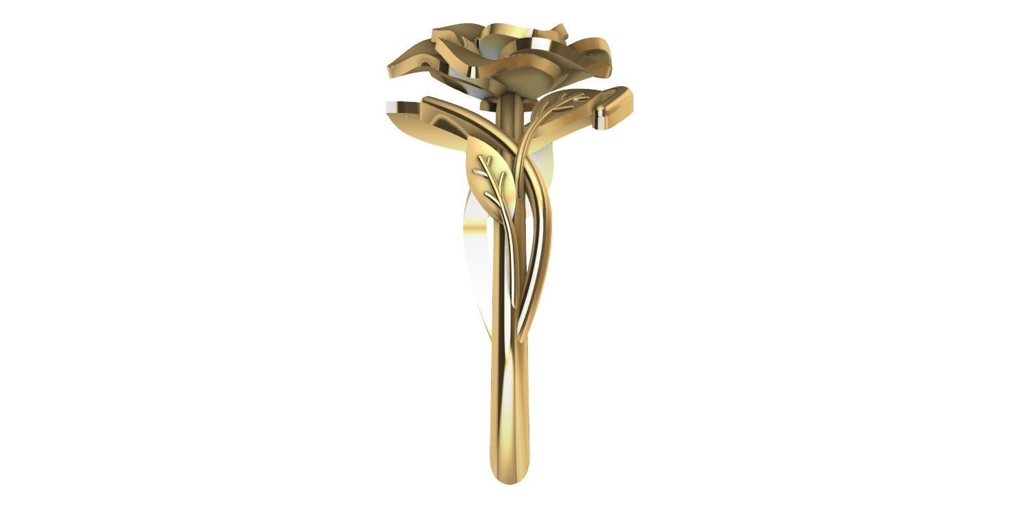 Flower ring Free 3D print model_6