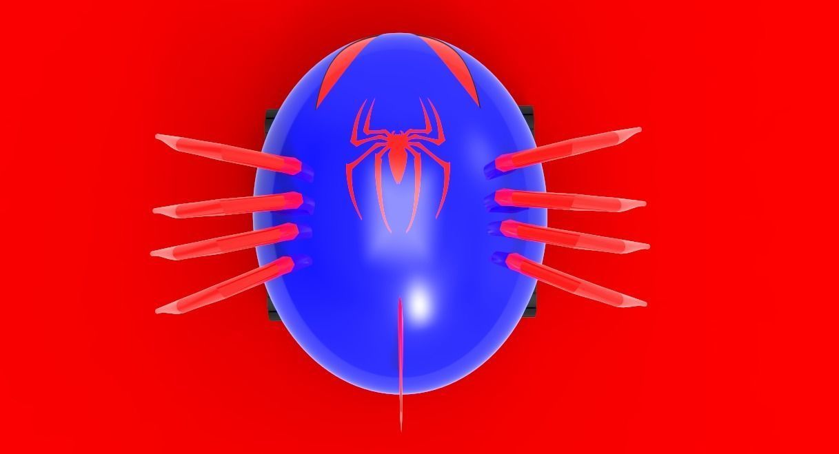 spiderman car 3D model_8