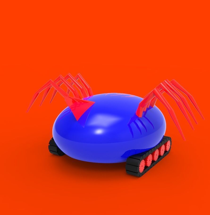spiderman car 3D model_5