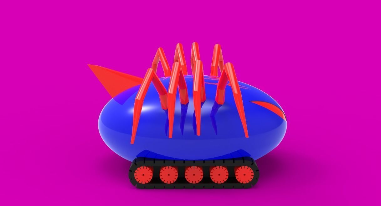 spiderman car 3D model_6