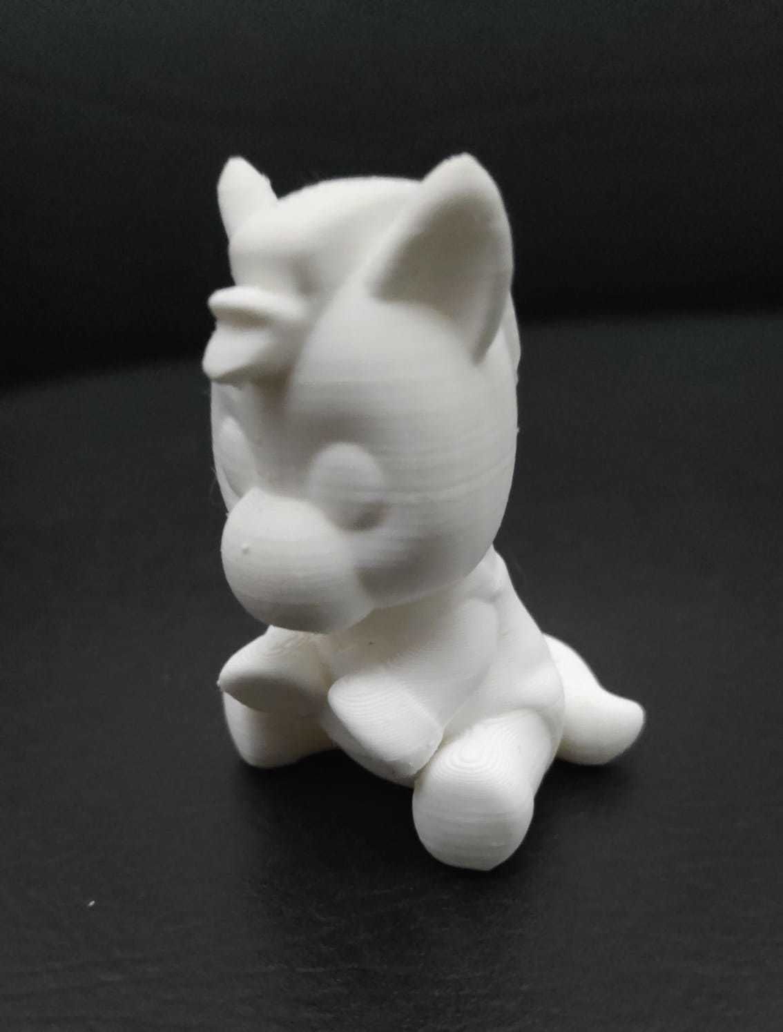 Sitting Horse 3D print model_6