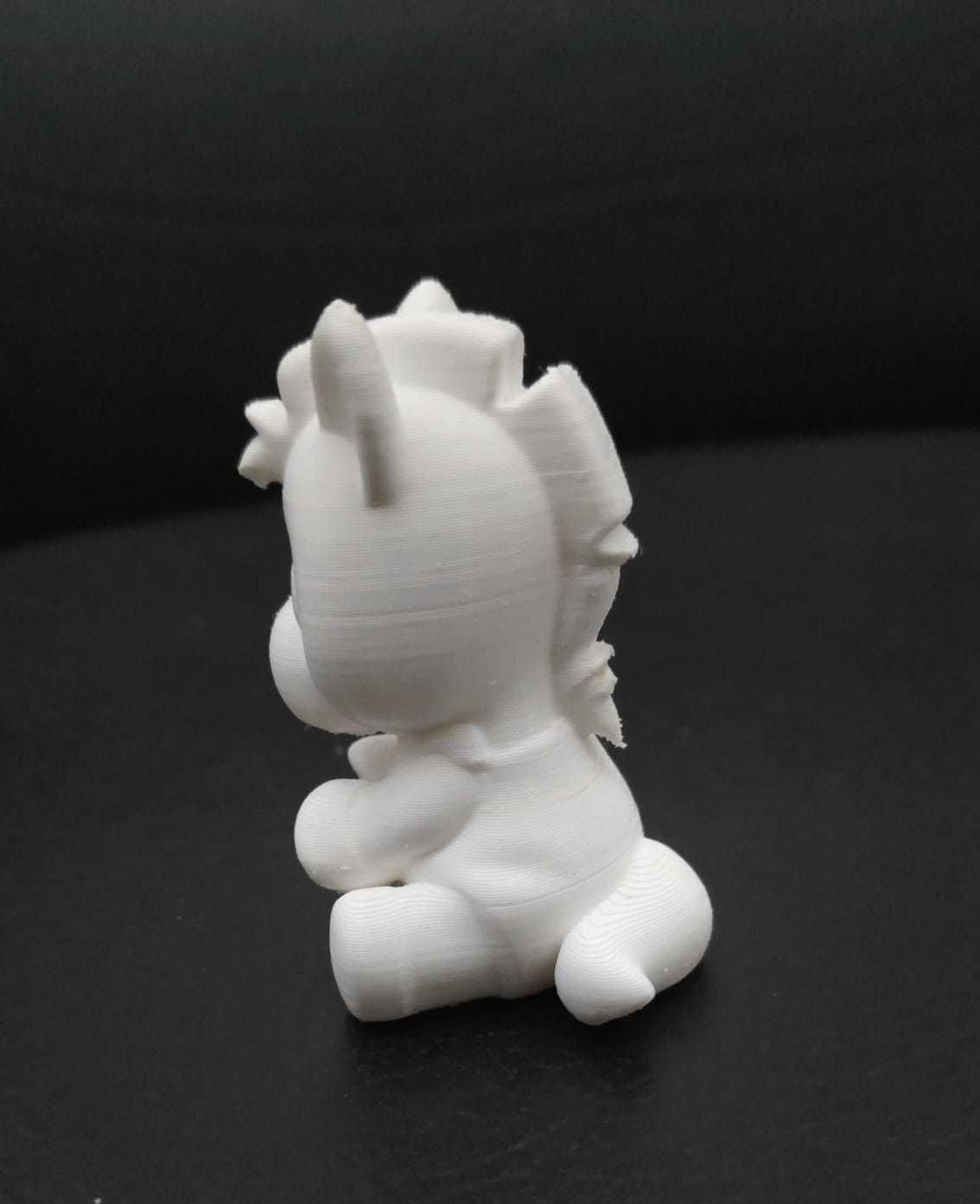 Sitting Horse 3D print model_7