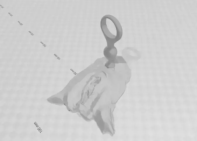 Vulva 3D scan natural 3D print model