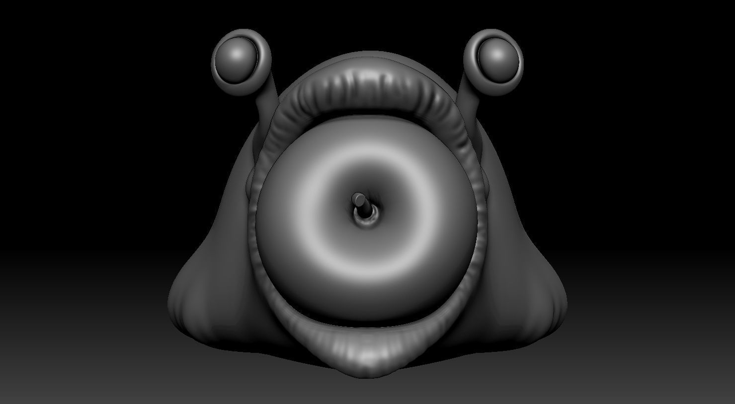 3D PRINTABLE FUTURAMA BRAIN SLUG AND NEPTUNIAN SLUG 3D print model_14