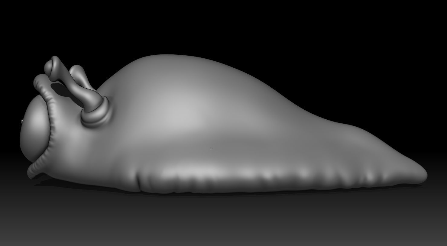 3D PRINTABLE FUTURAMA BRAIN SLUG AND NEPTUNIAN SLUG 3D print model_13