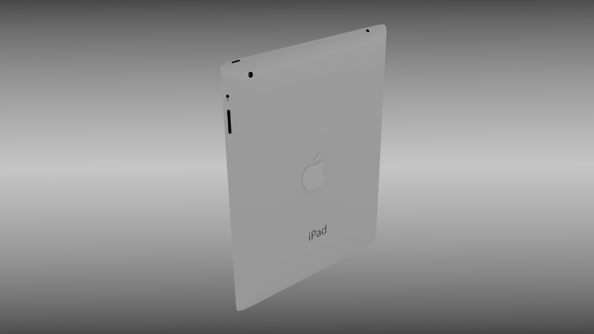 Ipad 4th generation with Ios 7 3D model_7