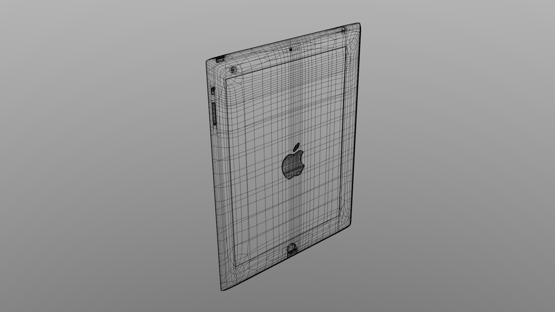 Ipad 4th generation with Ios 7 3D model_10