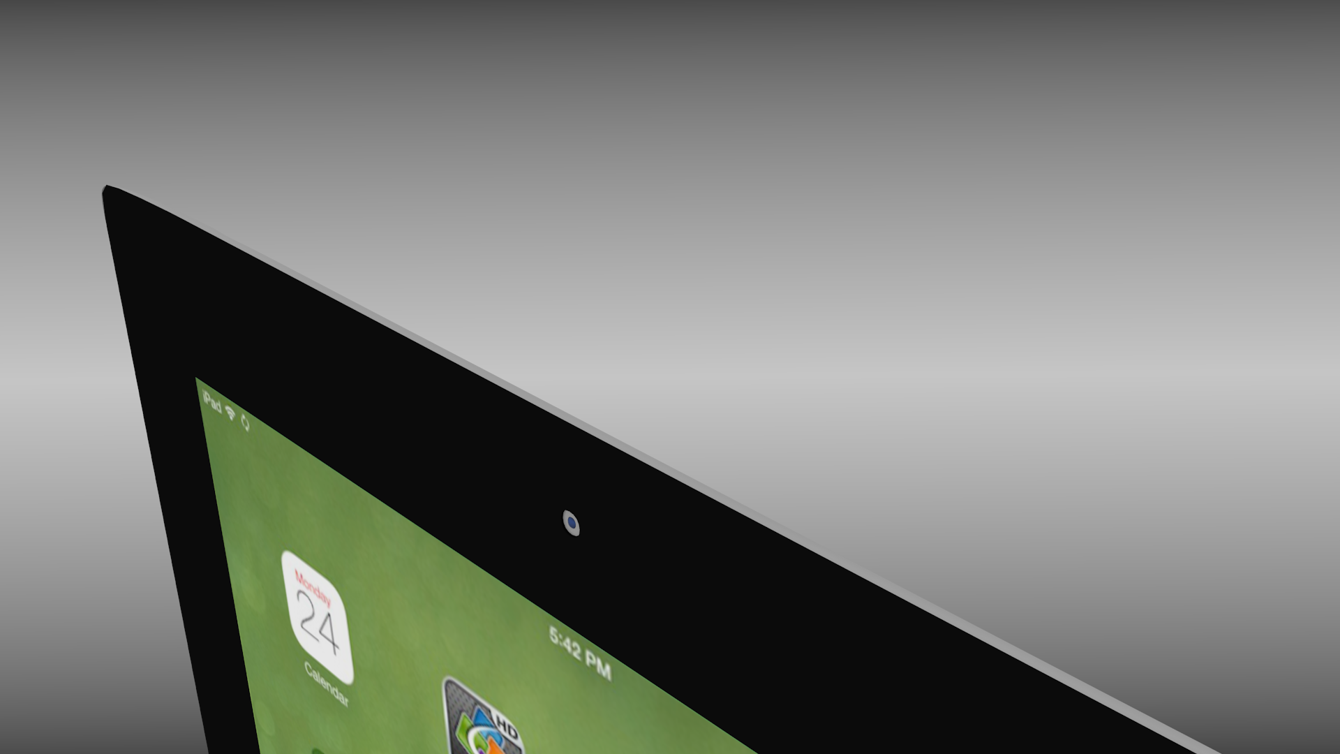 Ipad 4th generation with Ios 7 3D model_6