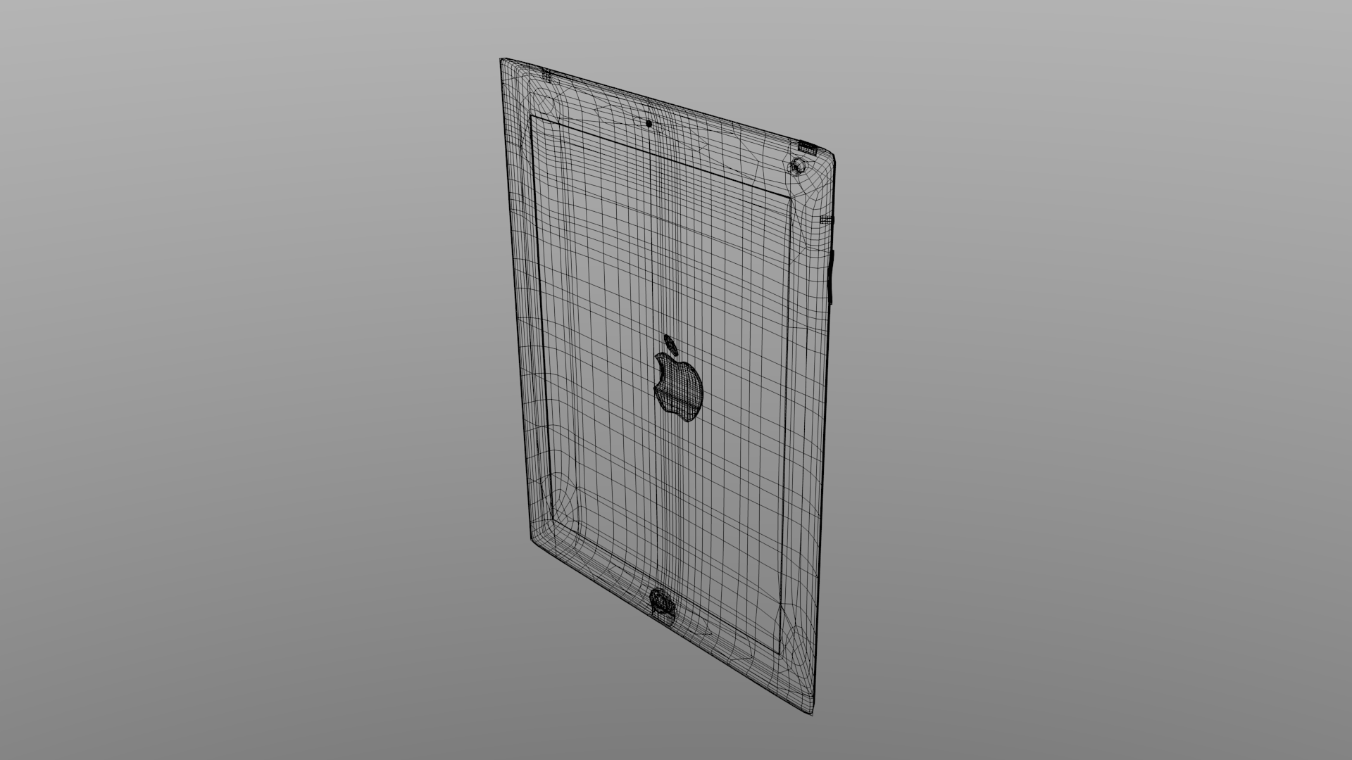 Ipad 4th generation with Ios 7 3D model_9