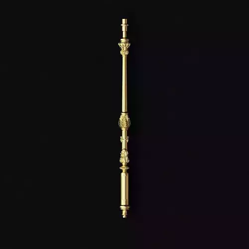 baluster golden pole