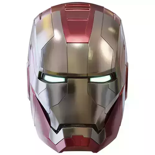 3d printable Iron Man mk5 motorized helmet 3D print model