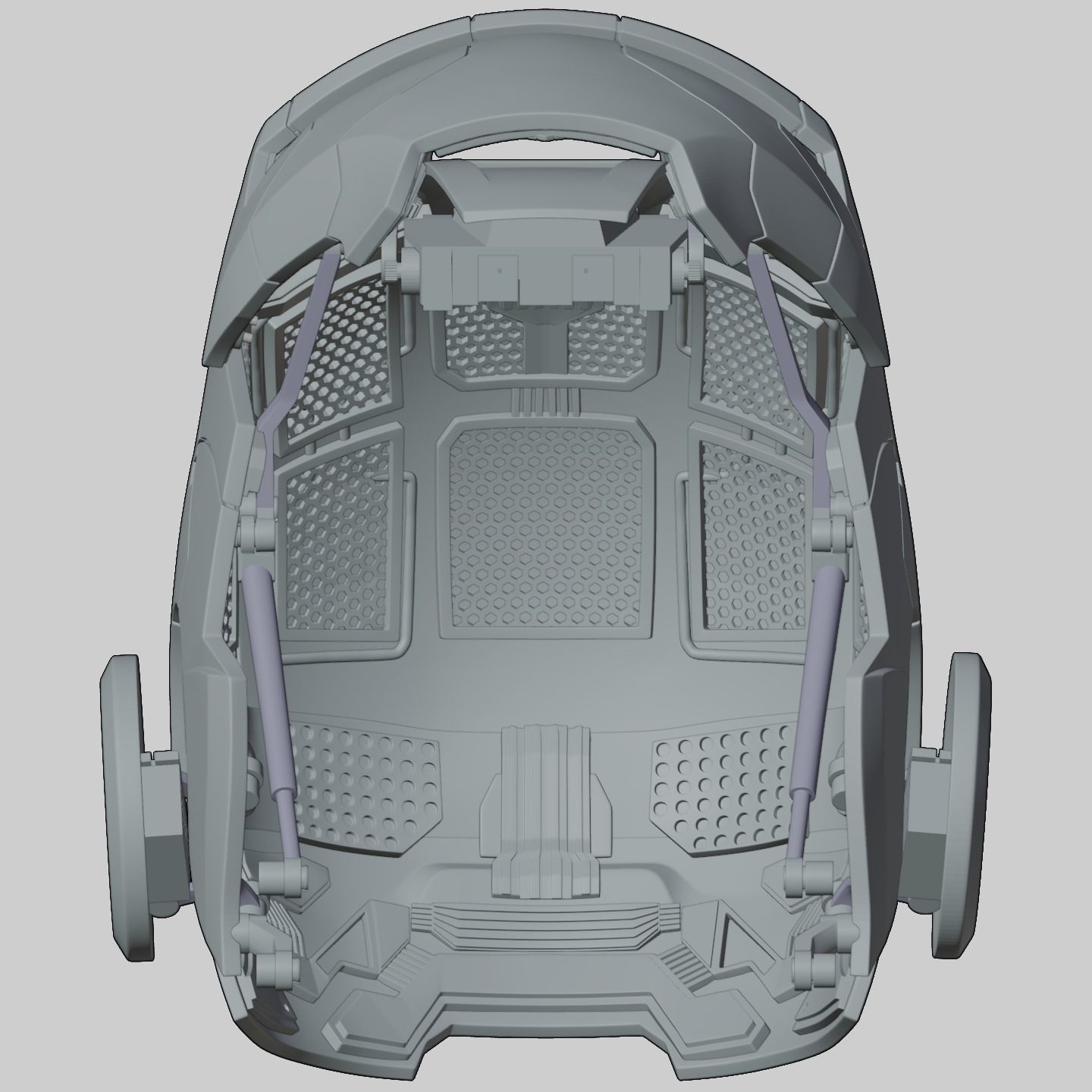 3d printable Iron Man mk5 motorized helmet 3D print model_33