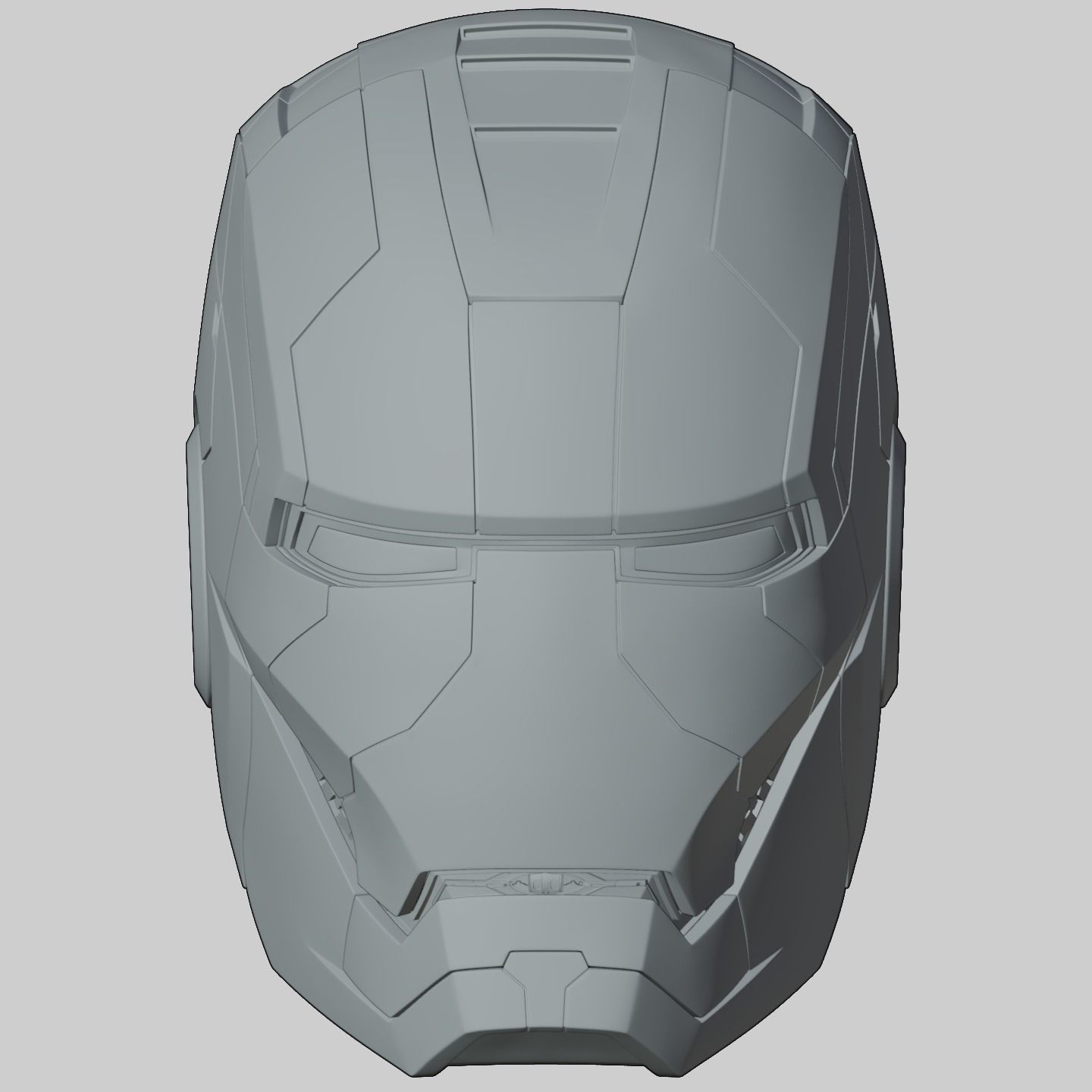 3d printable Iron Man mk5 motorized helmet 3D print model_20